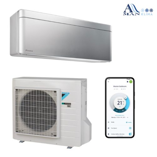 Daikin Stylish Ezüst Klíma szett